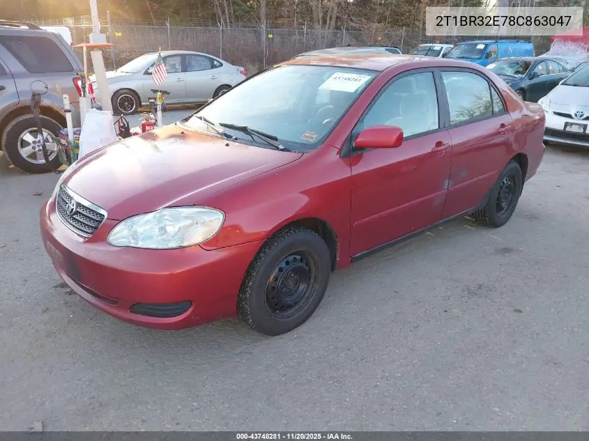 2T1BR32E78C863047 2008 Toyota Corolla Le
