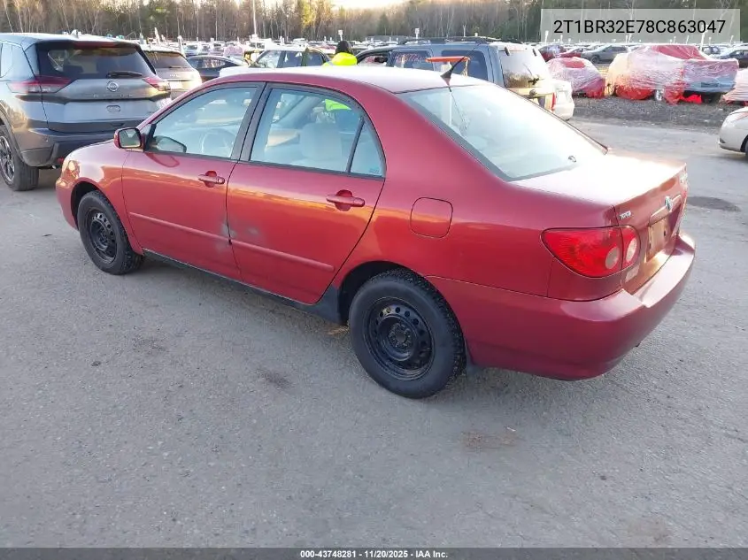 2T1BR32E78C863047 2008 Toyota Corolla Le