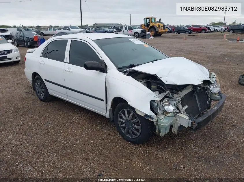 1NXBR30E08Z983712 2008 Toyota Corolla Ce