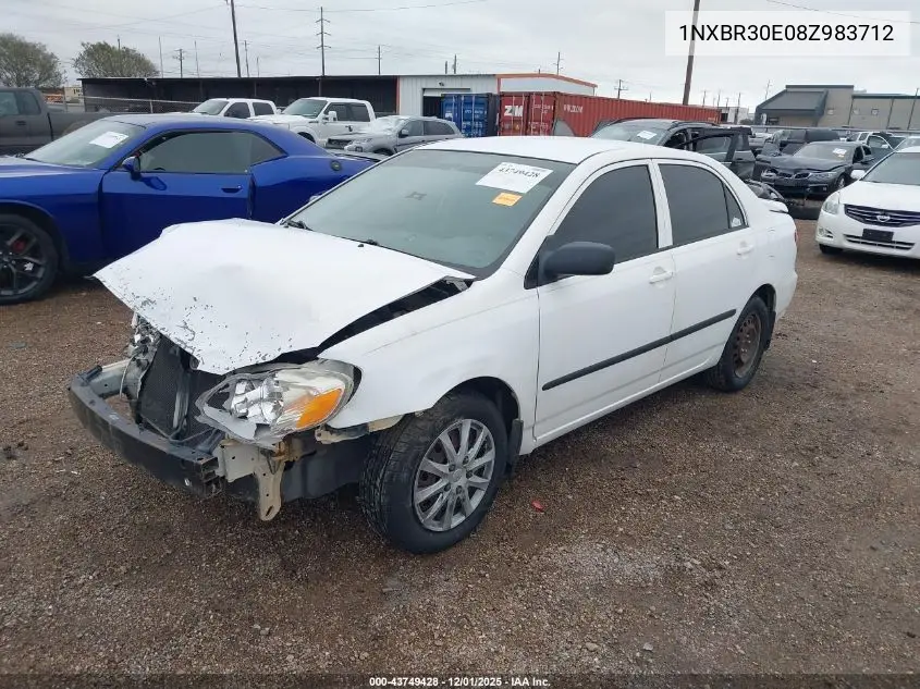 1NXBR30E08Z983712 2008 Toyota Corolla Ce