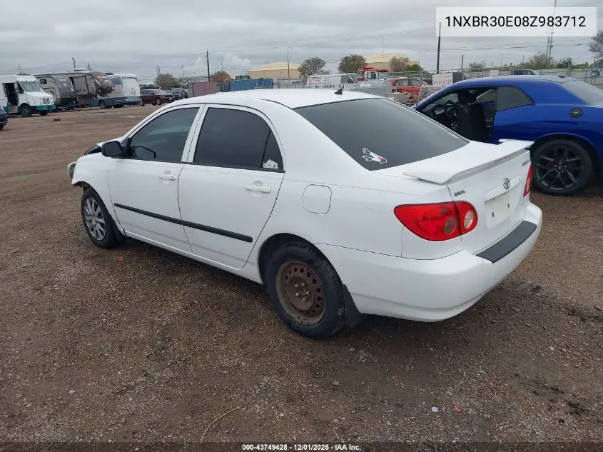 1NXBR30E08Z983712 2008 Toyota Corolla Ce