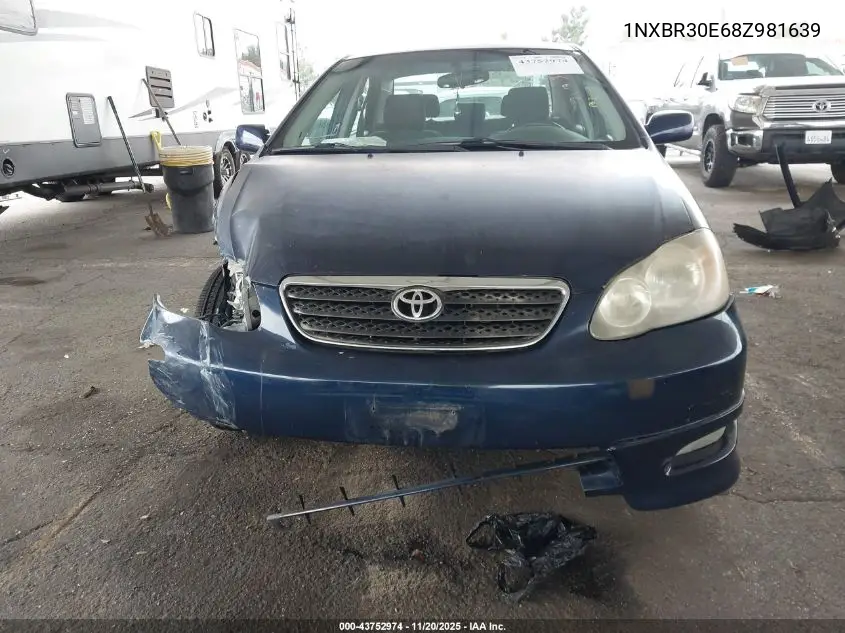 1NXBR30E68Z981639 2008 Toyota Corolla S