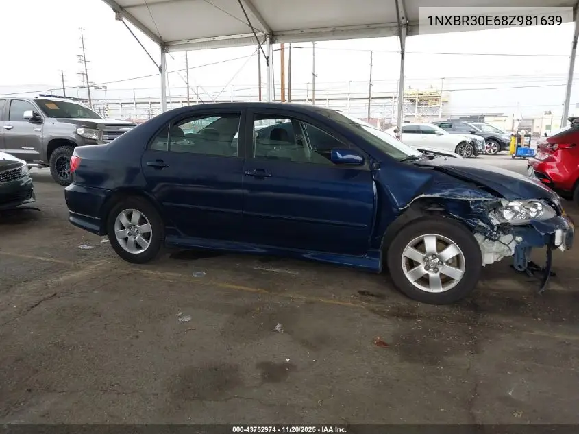 1NXBR30E68Z981639 2008 Toyota Corolla S