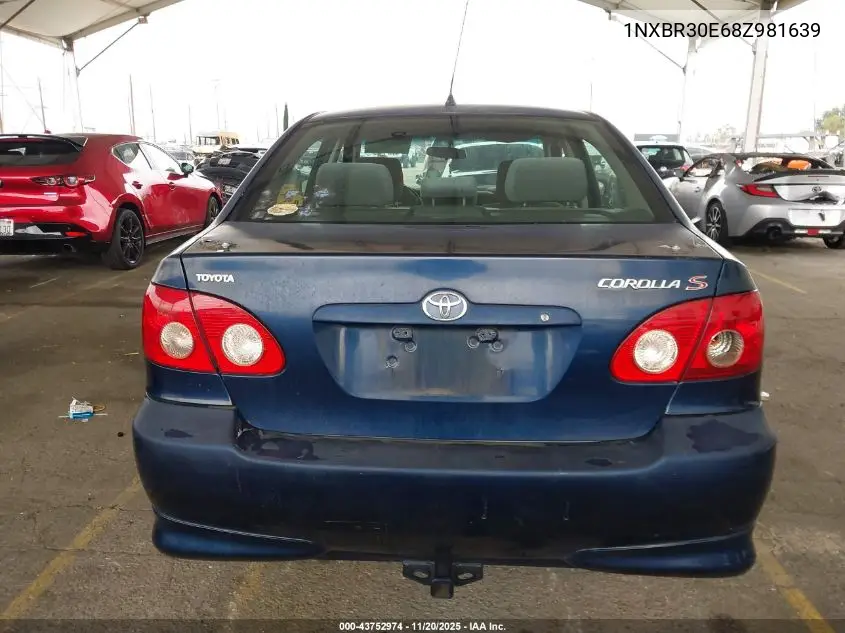 1NXBR30E68Z981639 2008 Toyota Corolla S