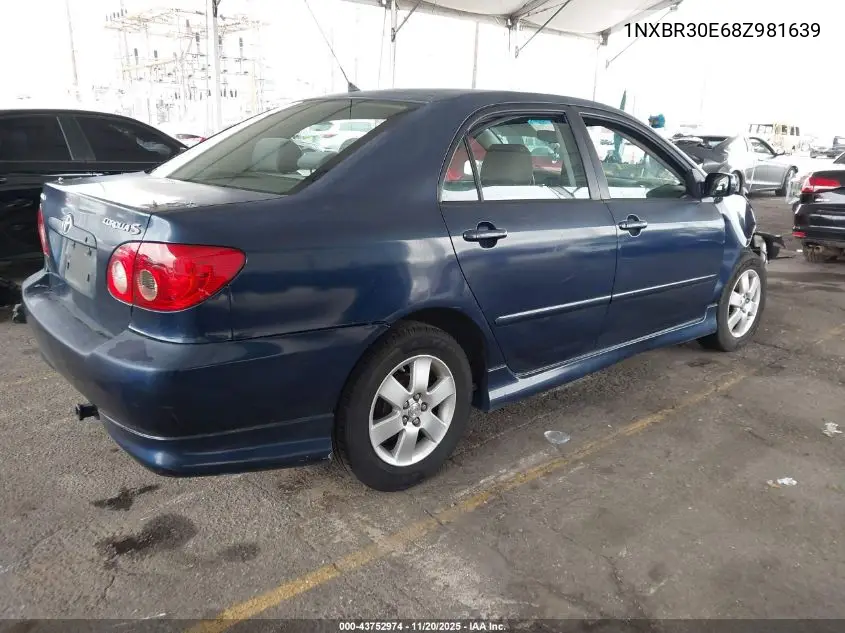 1NXBR30E68Z981639 2008 Toyota Corolla S