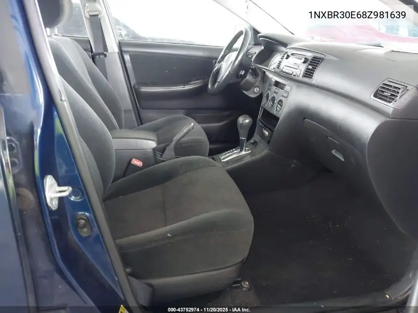 1NXBR30E68Z981639 2008 Toyota Corolla S