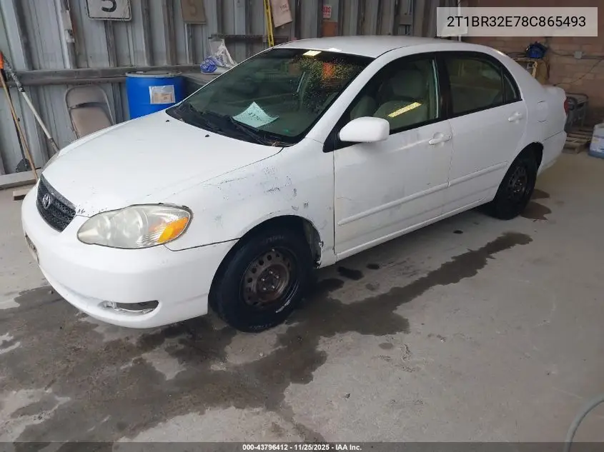 2T1BR32E78C865493 2008 Toyota Corolla Le