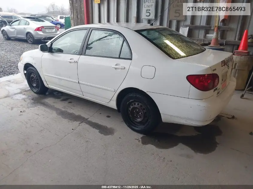 2T1BR32E78C865493 2008 Toyota Corolla Le