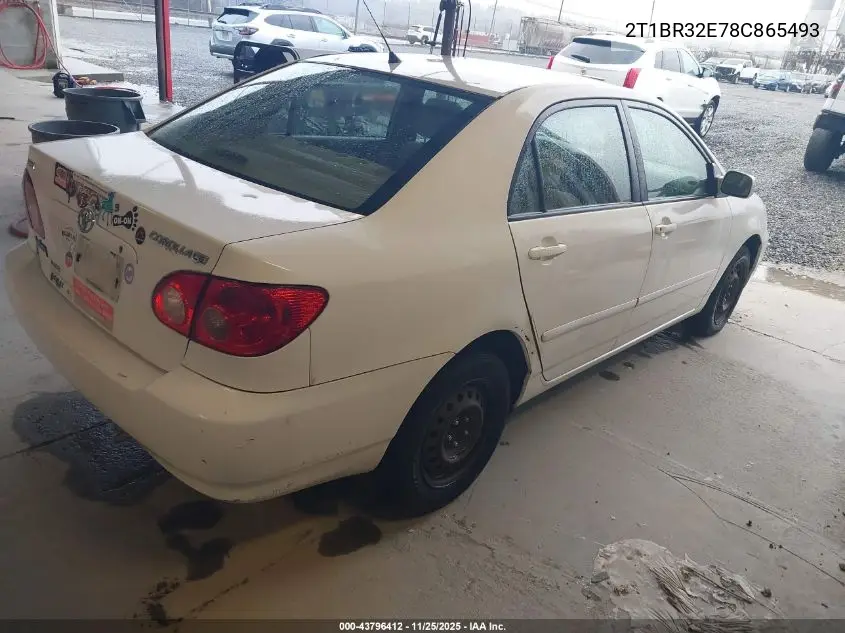 2T1BR32E78C865493 2008 Toyota Corolla Le