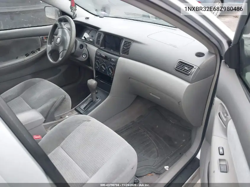 1NXBR32E68Z980486 2008 Toyota Corolla Ce