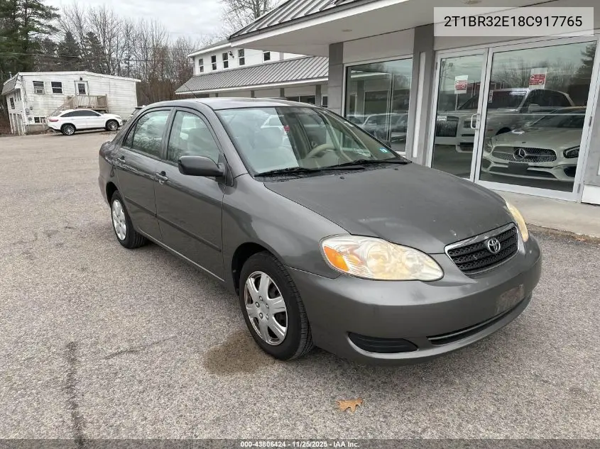 2T1BR32E18C917765 2008 Toyota Corolla Ce