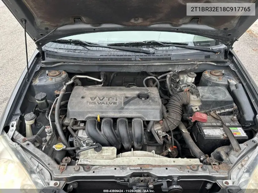 2T1BR32E18C917765 2008 Toyota Corolla Ce