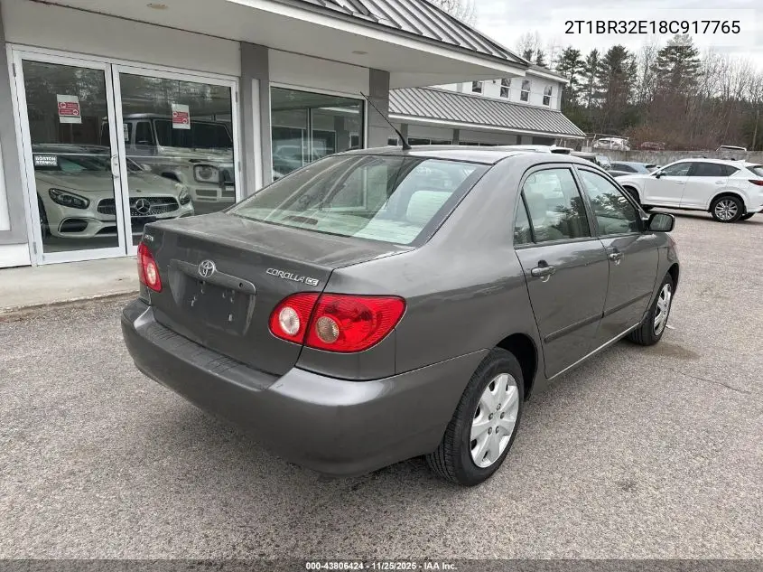 2T1BR32E18C917765 2008 Toyota Corolla Ce