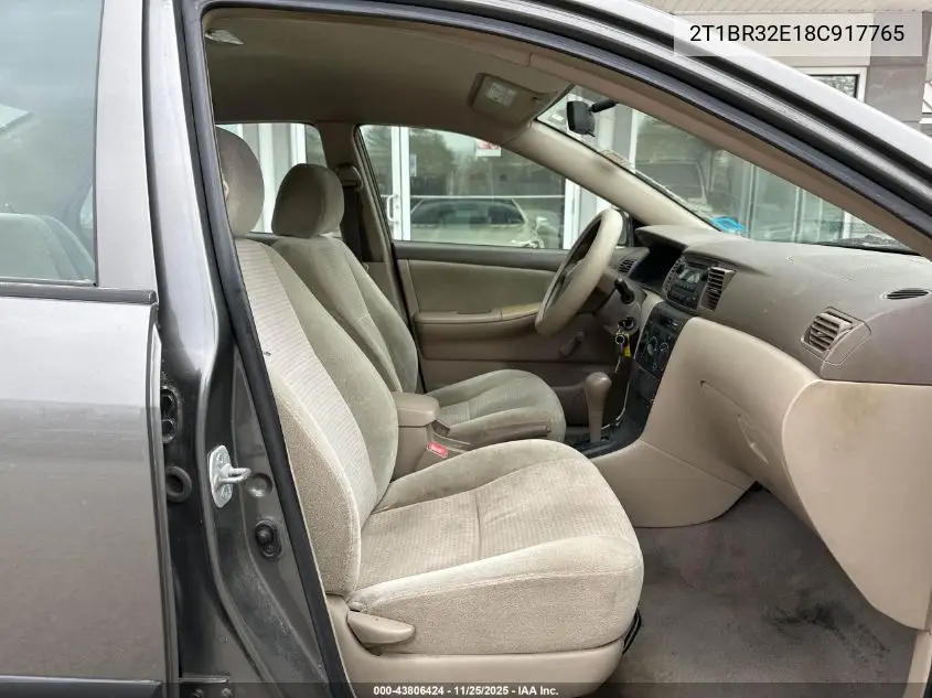 2T1BR32E18C917765 2008 Toyota Corolla Ce