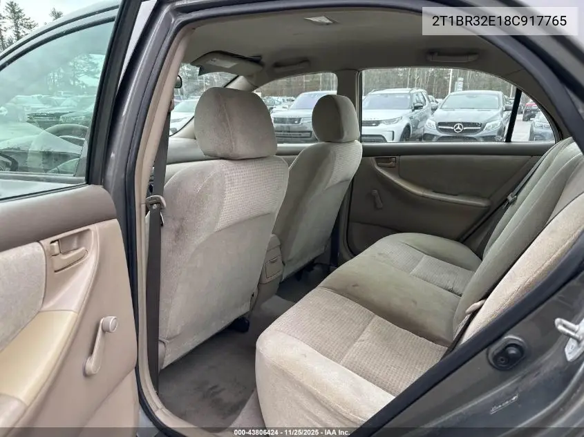 2T1BR32E18C917765 2008 Toyota Corolla Ce
