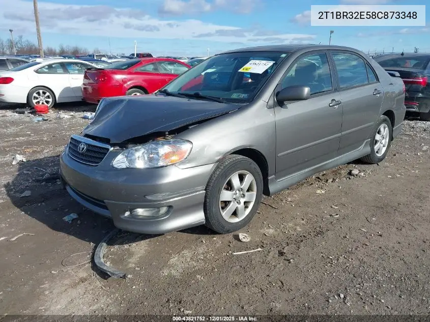 2T1BR32E58C873348 2008 Toyota Corolla S