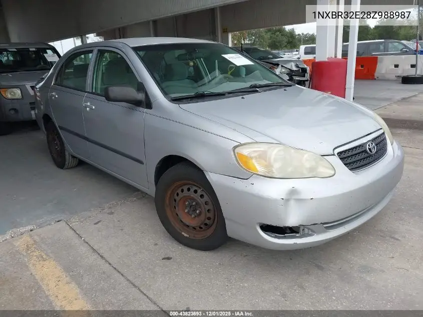 1NXBR32E28Z988987 2008 Toyota Corolla Ce