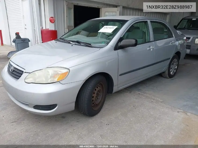 1NXBR32E28Z988987 2008 Toyota Corolla Ce