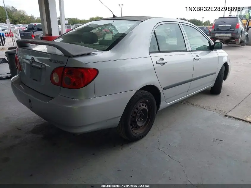 1NXBR32E28Z988987 2008 Toyota Corolla Ce