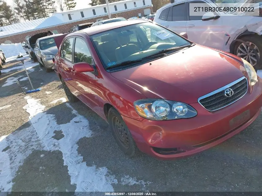2T1BR30E48C910022 2008 Toyota Corolla Le