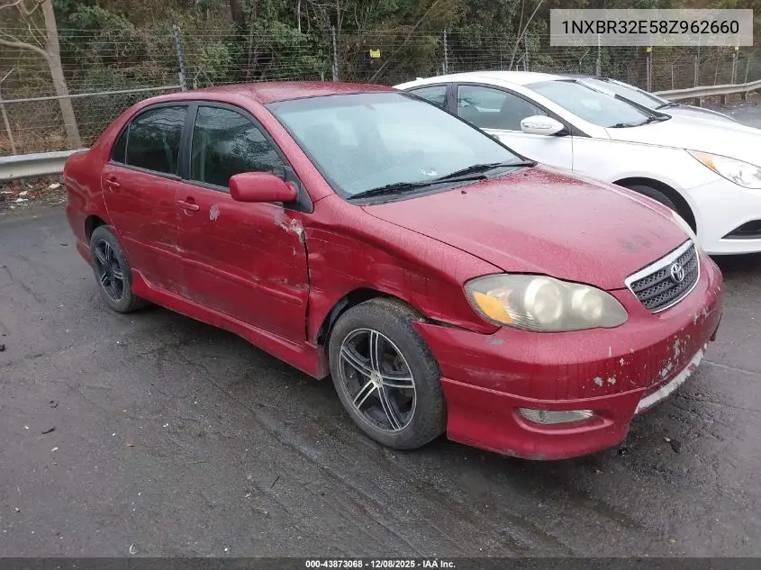 1NXBR32E58Z962660 2008 Toyota Corolla S