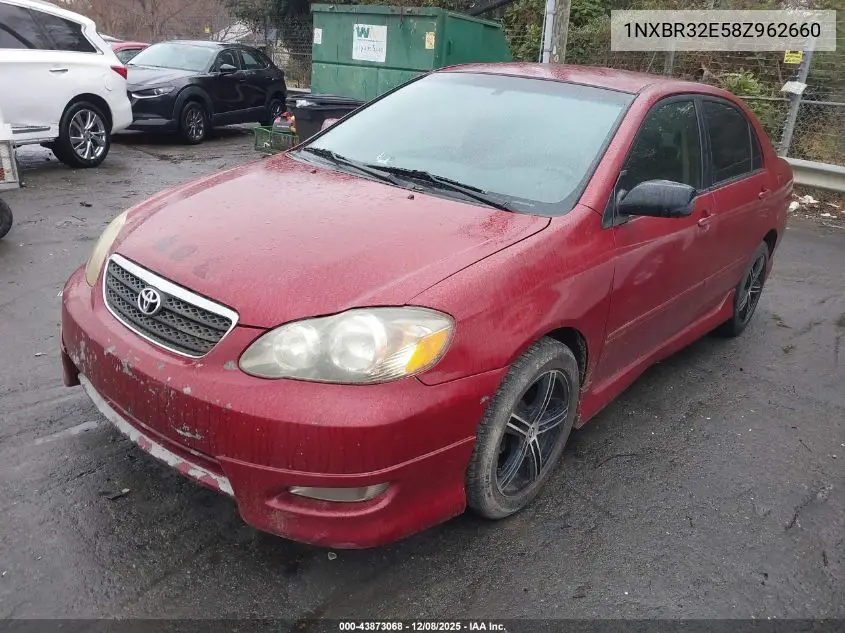 1NXBR32E58Z962660 2008 Toyota Corolla S