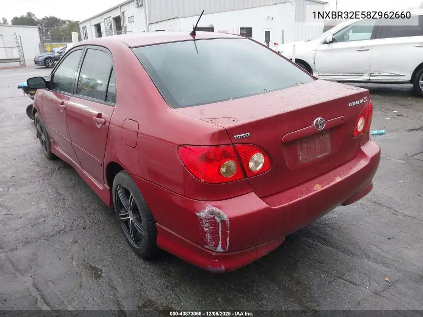 1NXBR32E58Z962660 2008 Toyota Corolla S