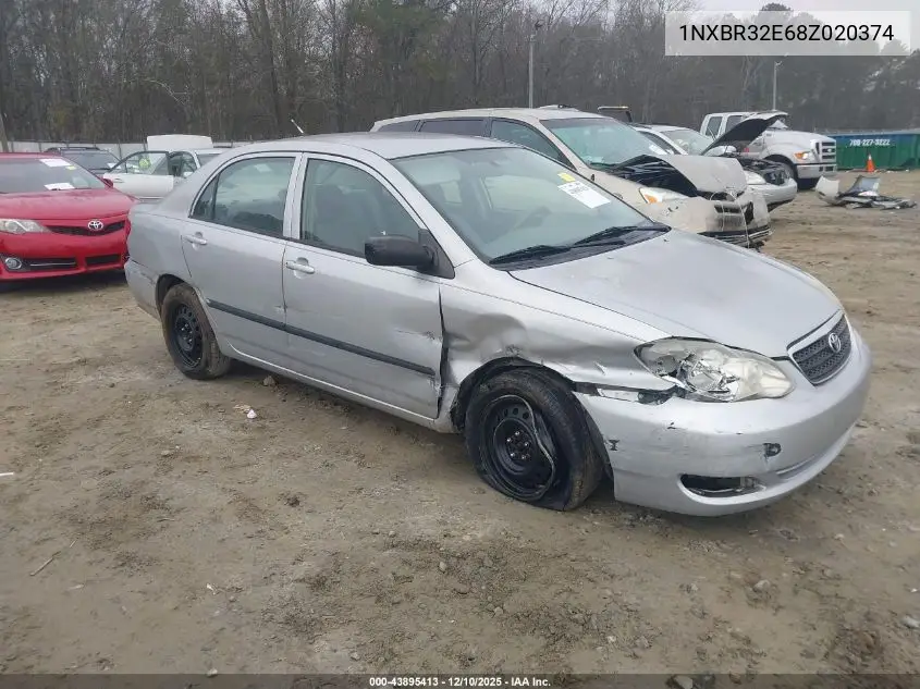 1NXBR32E68Z020374 2008 Toyota Corolla Ce