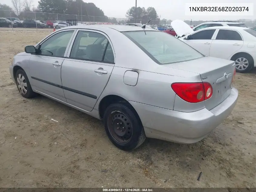 1NXBR32E68Z020374 2008 Toyota Corolla Ce