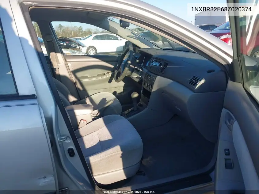 1NXBR32E68Z020374 2008 Toyota Corolla Ce