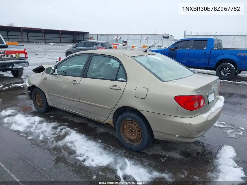 1NXBR30E78Z967782 2008 Toyota Corolla Le