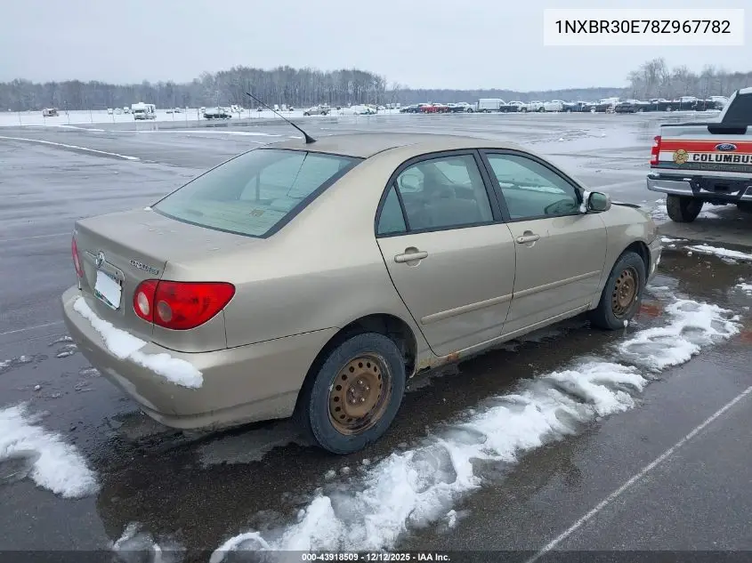 1NXBR30E78Z967782 2008 Toyota Corolla Le