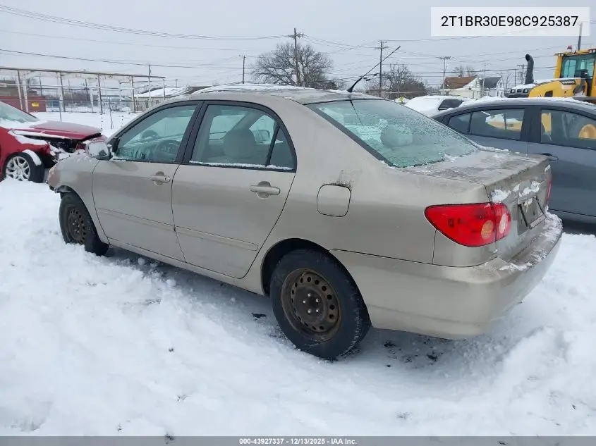2T1BR30E98C925387 2008 Toyota Corolla Le