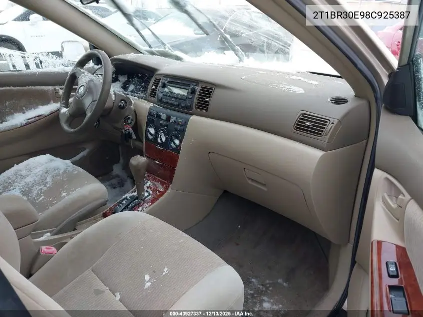 2T1BR30E98C925387 2008 Toyota Corolla Le