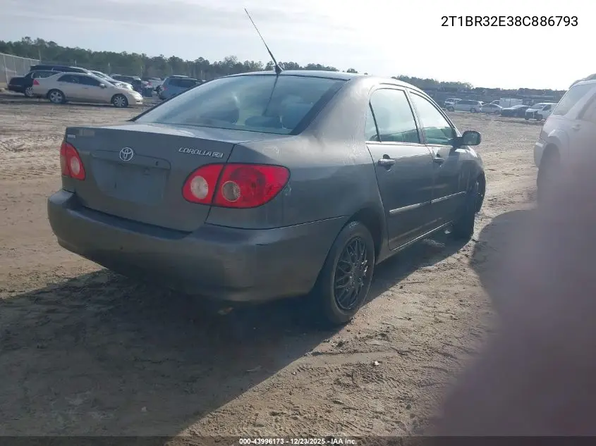 2T1BR32E38C886793 2008 Toyota Corolla Ce