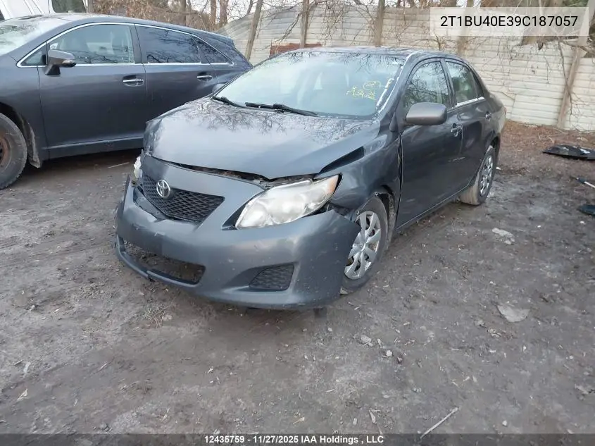 2T1BU40E39C187057 2009 Toyota Corolla Ce