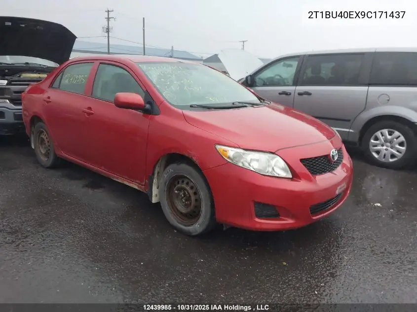 2T1BU40EX9C171437 2009 Toyota Corolla S/Le/Xle
