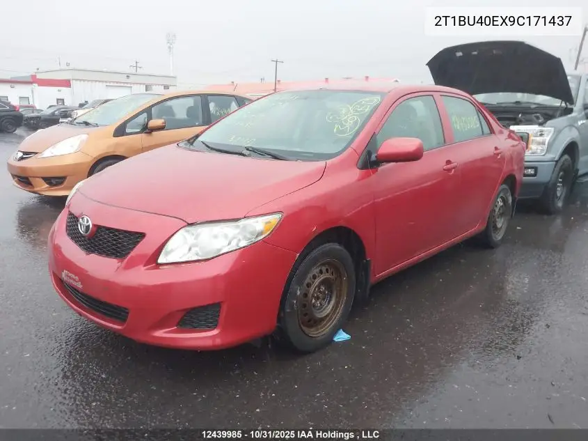2T1BU40EX9C171437 2009 Toyota Corolla S/Le/Xle