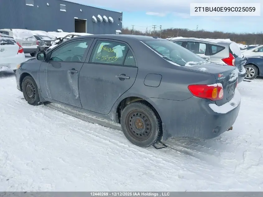 2T1BU40E99C025059 2009 Toyota Corolla Ce