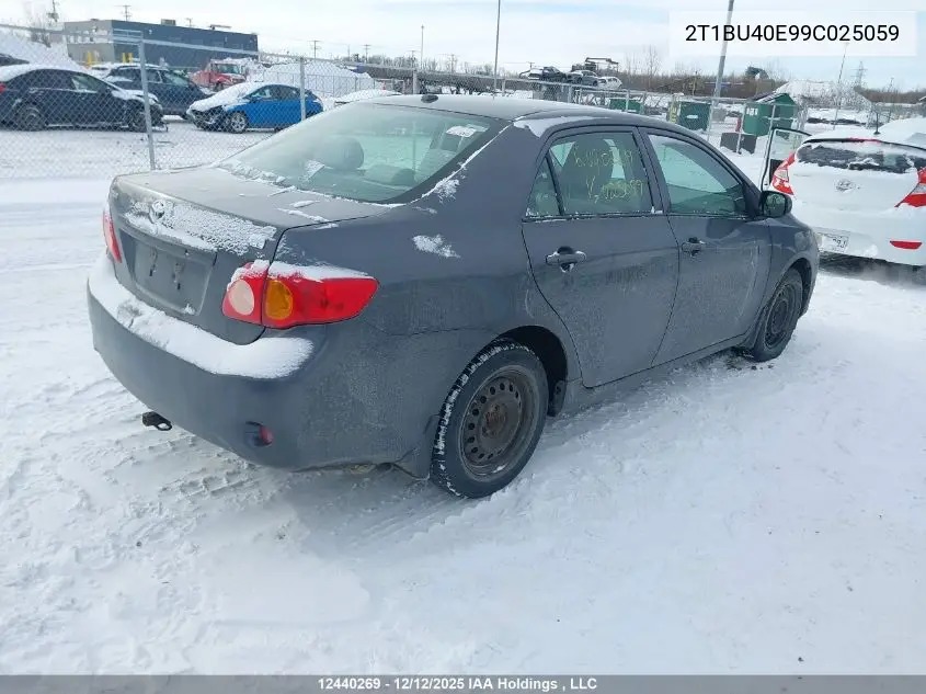 2T1BU40E99C025059 2009 Toyota Corolla Ce