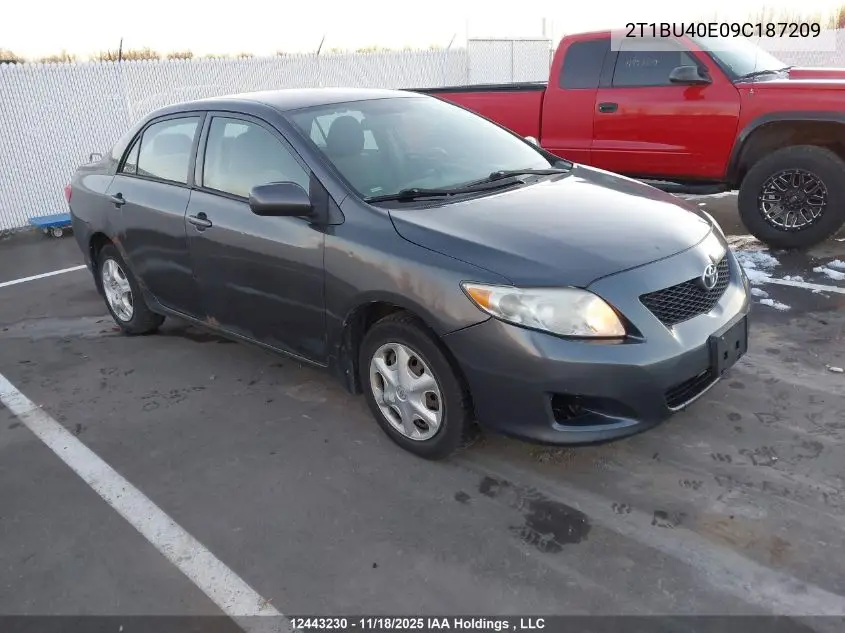 2T1BU40E09C187209 2009 Toyota Corolla S/Le/Xle