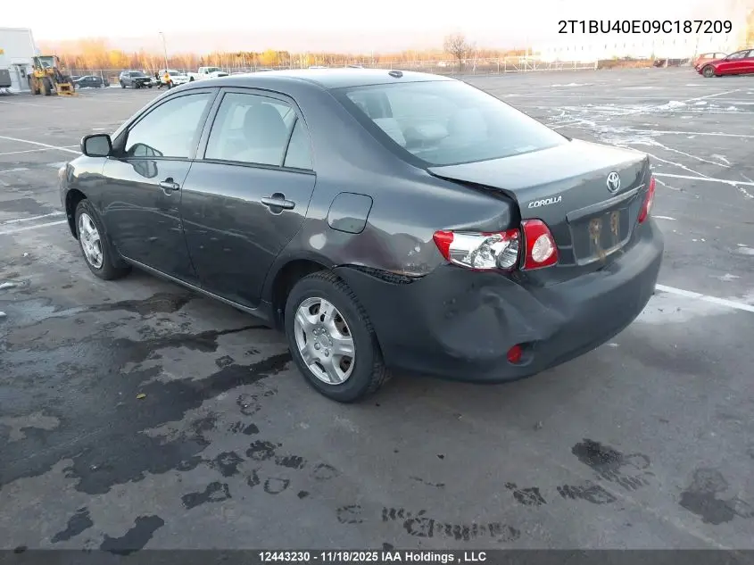 2T1BU40E09C187209 2009 Toyota Corolla S/Le/Xle