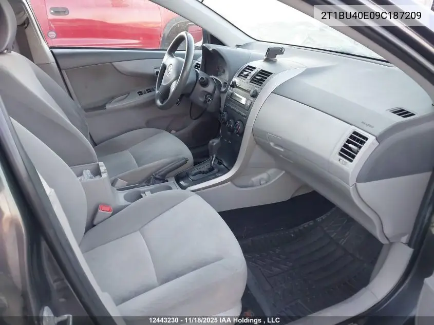 2T1BU40E09C187209 2009 Toyota Corolla S/Le/Xle
