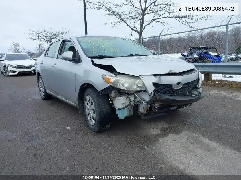 2T1BU40E39C086472 2009 Toyota Corolla S/Le/Xle