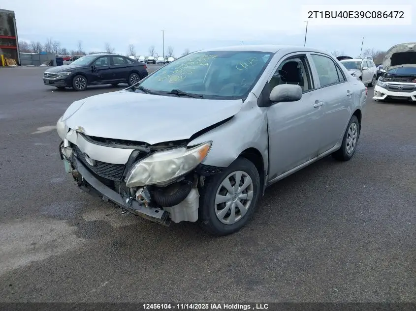 2T1BU40E39C086472 2009 Toyota Corolla S/Le/Xle