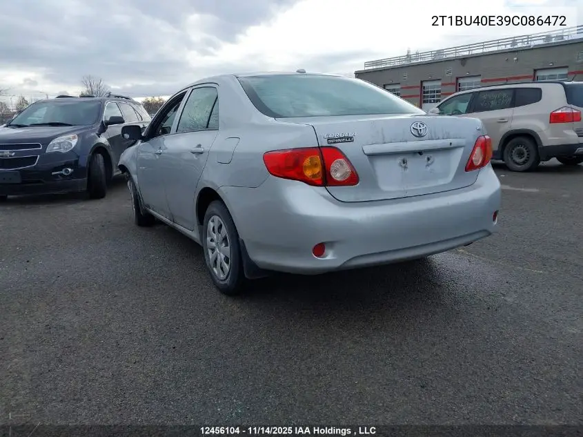 2T1BU40E39C086472 2009 Toyota Corolla S/Le/Xle