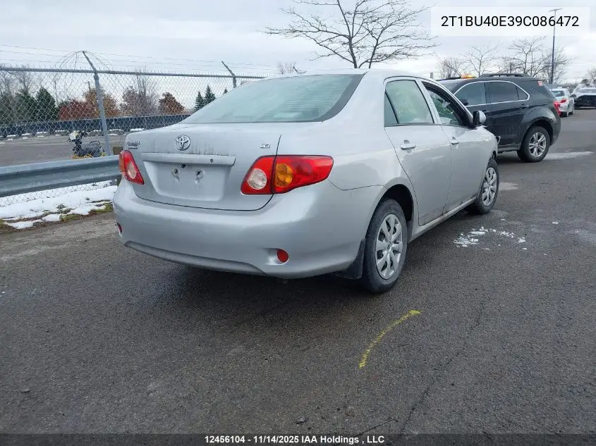 2T1BU40E39C086472 2009 Toyota Corolla S/Le/Xle