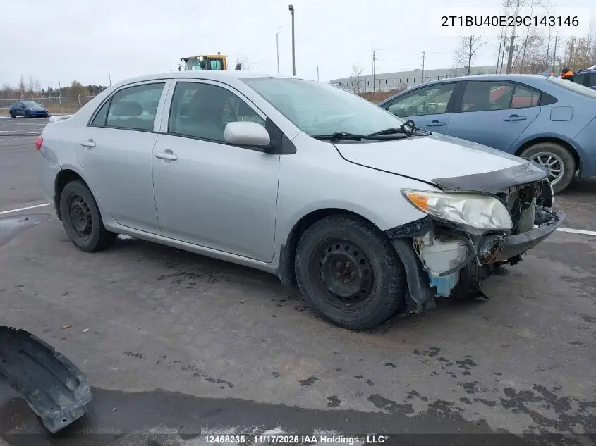 2T1BU40E29C143146 2009 Toyota Corolla Ce