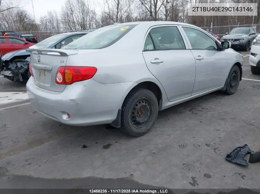 2T1BU40E29C143146 2009 Toyota Corolla Ce