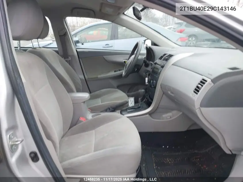 2T1BU40E29C143146 2009 Toyota Corolla Ce